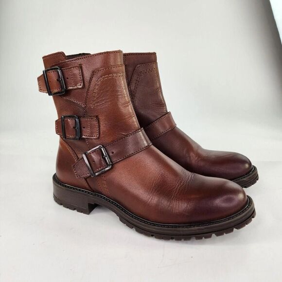 Bootlegger CRUZA TENDENCIA Women's US 8.5 Made in Portugal Astra 3-Buckle Bootd - Picture 4 of 11